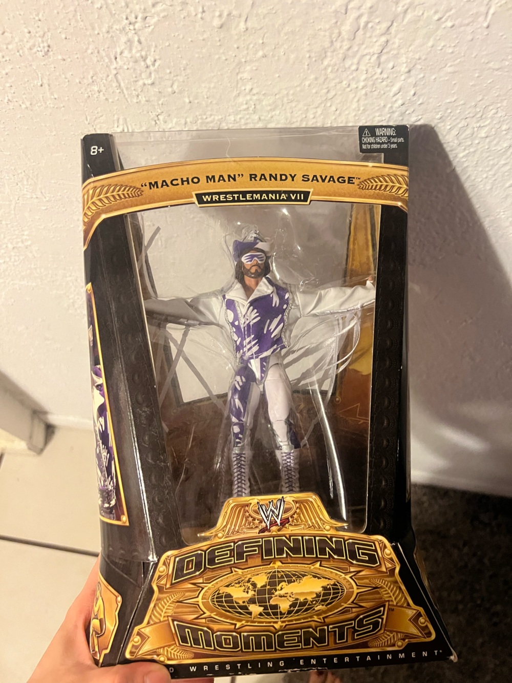 WWE Defining Moments 'Macho Man' Randy Savage Action Figure - Purple & White